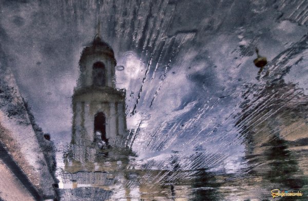 Церковь дождь