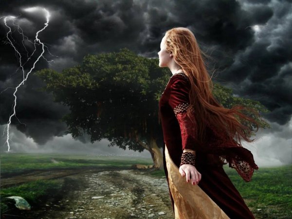 Девушка молния