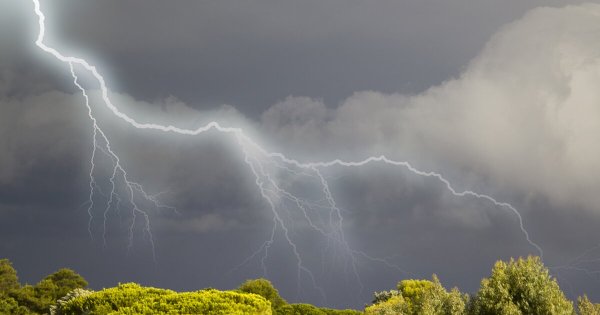 Гроза и дождь