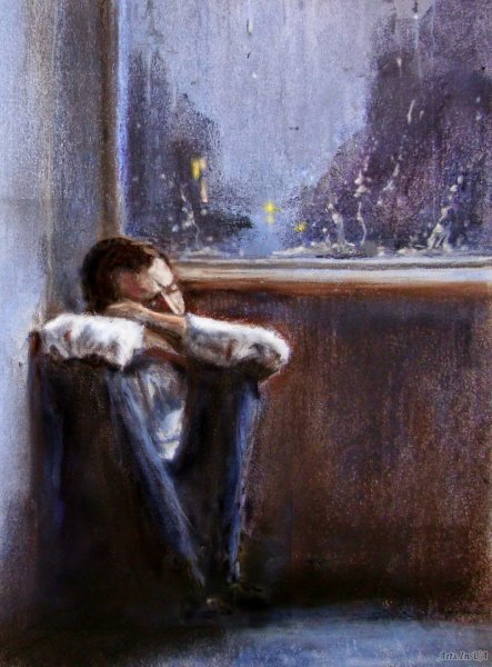 Елена Юшина картины дождь