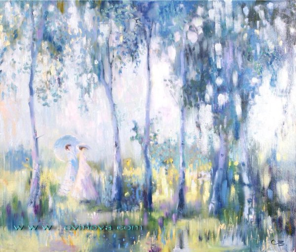 Весенний дождь картины художников