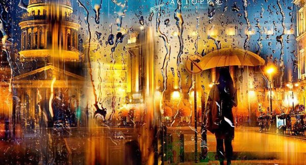 Питер осень дождь