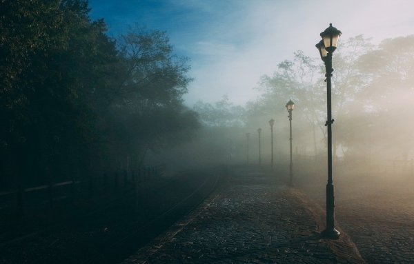 Город в тумане