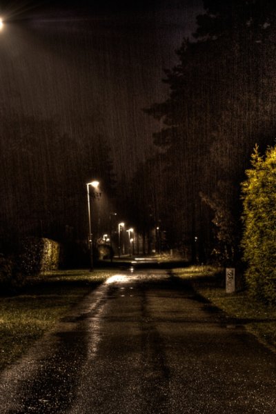 Дождь ночью