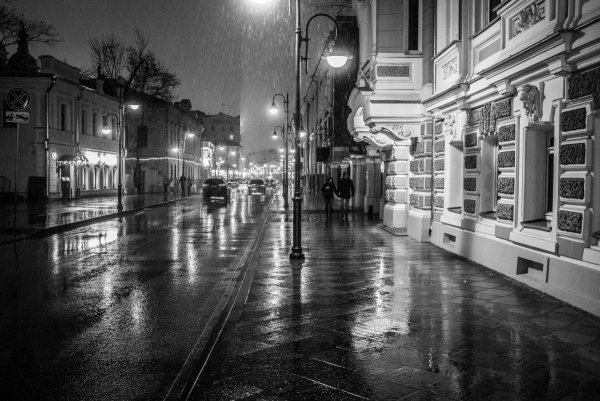 Дождь в городе