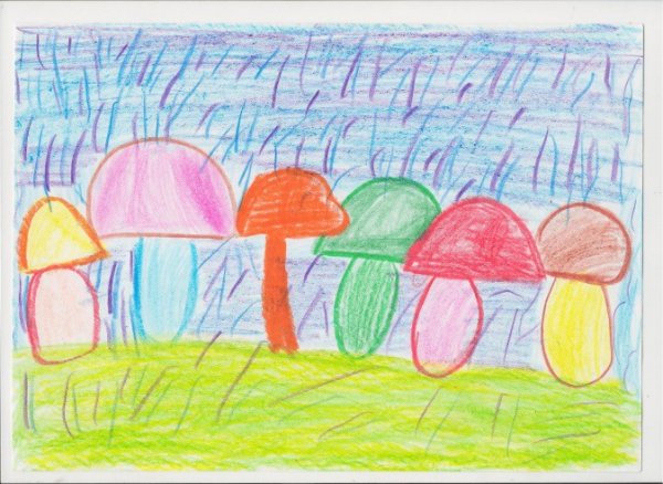 Рисование идет дождь старшая группа