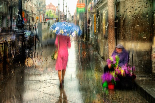 Дождливая Весна в городе