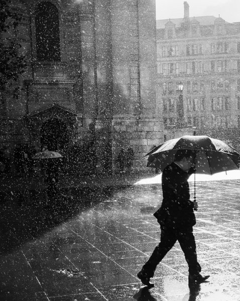 Прогулка под дождём