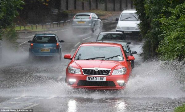 Езда в дождь