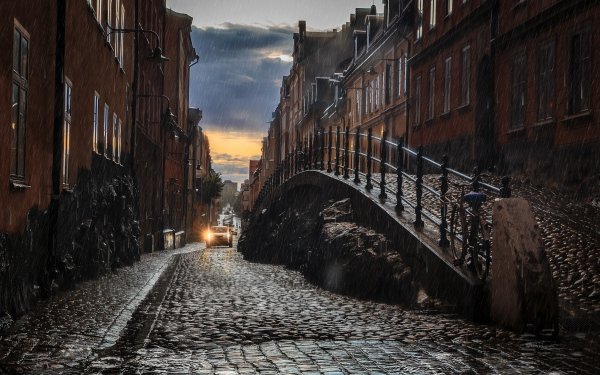 Дождь в городе