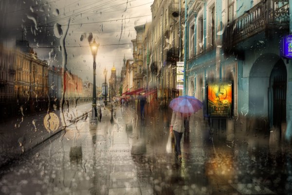 Город любви не Париж а дождливый Питер