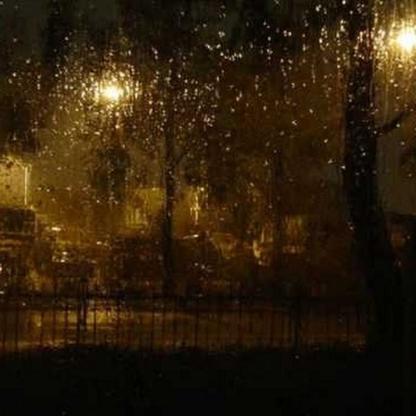 Дождь окно ночь