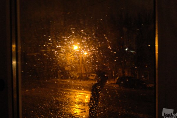 Вид из окна ночь осень