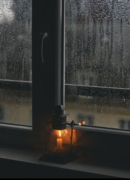 Дождь в окне