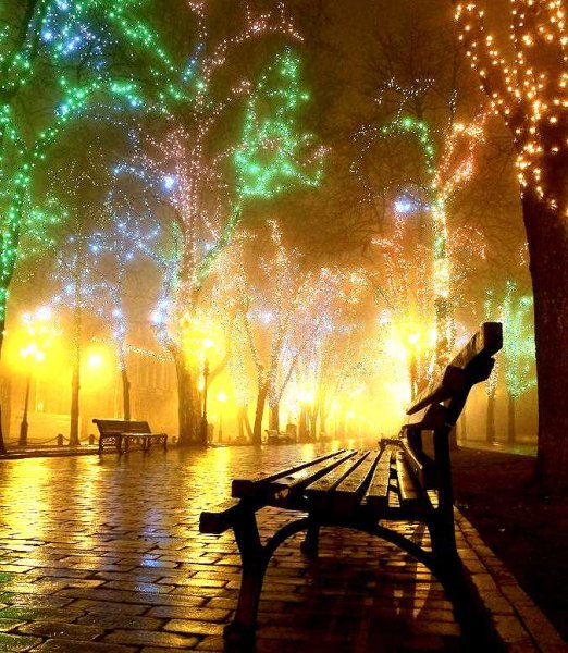 Сказочный Вечерний парк