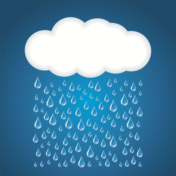 Тучка с дождиком