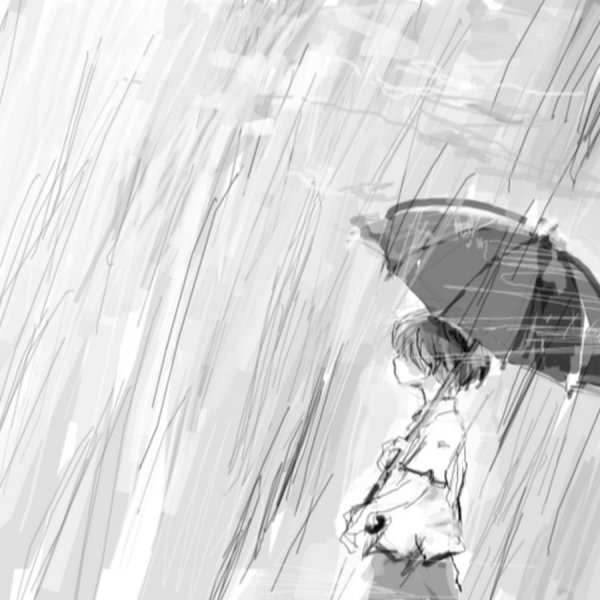 Дождь карандашом