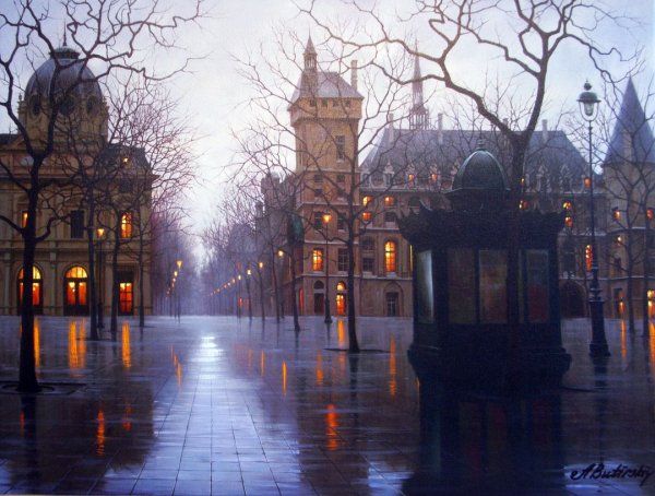 Амстердам пейзаж Алексей Бутырский