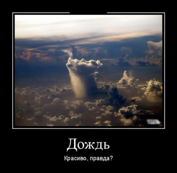 Демотиваторы про дождь