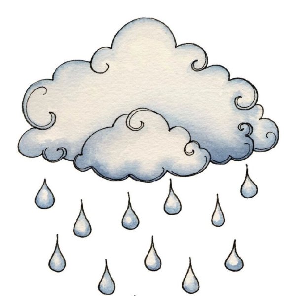 Тучка с дождем
