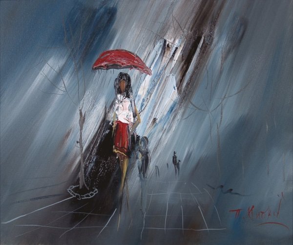 Павел Митков картины дождь