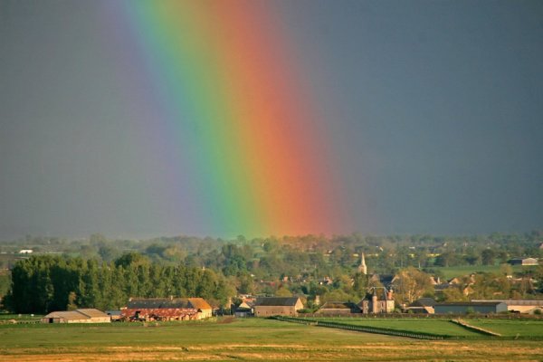 Радуга в деревне