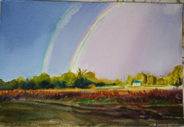 "Пейзаж с радугой" Роберт Данкансон