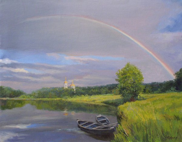 "Пейзаж с радугой" Роберт Данкансон