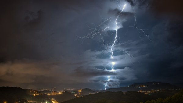 Дождь гроза молния