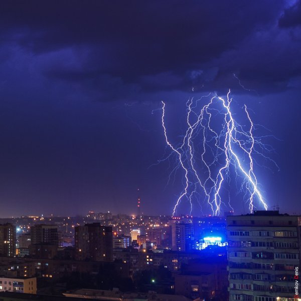 Гроза в Ростове на Дону
