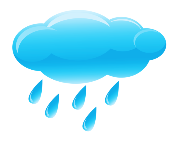 Тучка с капельками