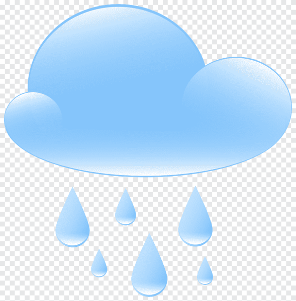 Тучка с капельками