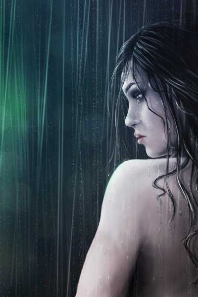 Грустная девушка