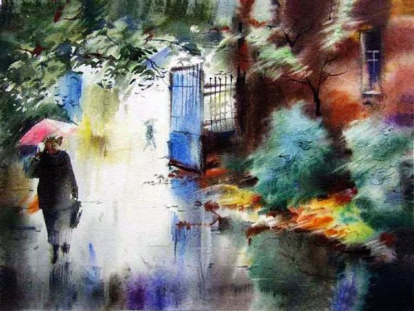 Виктор Зелик акварель