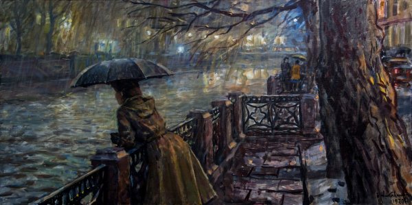 Художник Борис Николаев осень