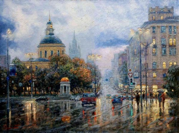 Художник Игорь Разживин Арбат