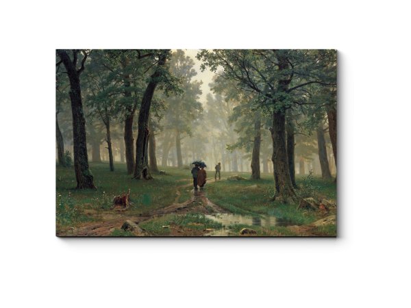 Картина дождь в Дубовом лесу