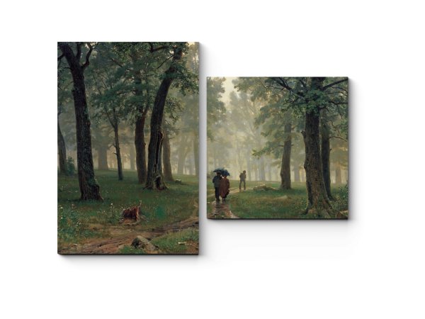 Дождь в Дубовом лесу Шишкин