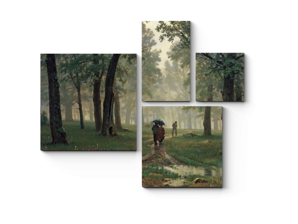 Дождь в Дубовом лесу Шишкин