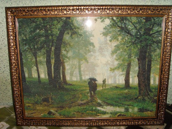 Дождь в Дубовом лесу Шишкин