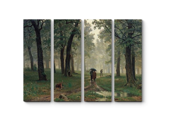 Иван Шишкин дождь в Дубовом лесу