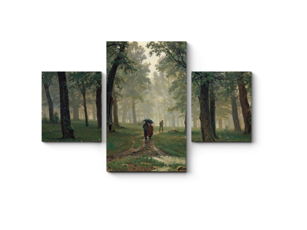 И.Шишкин. Дождь в Дубовом лесу. 1891г.