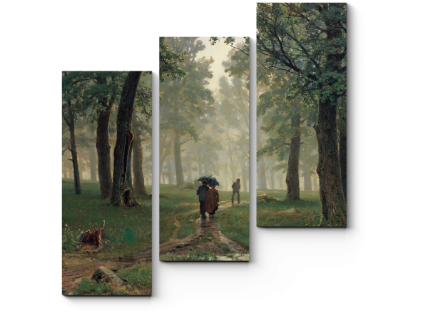 И.Шишкин. Дождь в Дубовом лесу. 1891г.