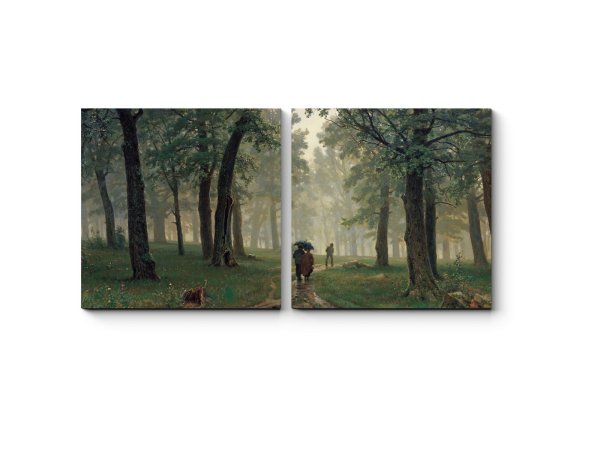 И.Шишкин. Дождь в Дубовом лесу. 1891г.