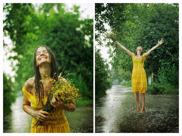 Радость под дождем