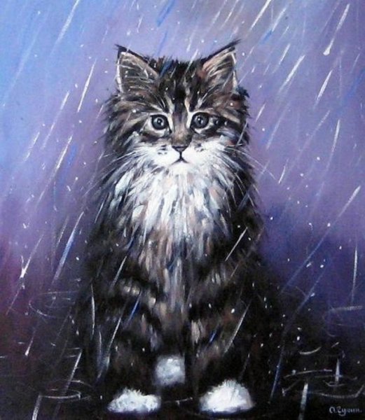 Художник Гунин Александр коты