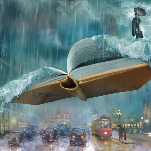 Живопись дождь сюрреализм