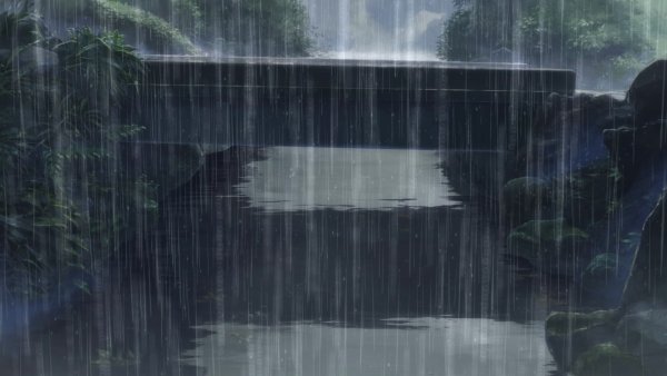 Аниме Эстетика дождь