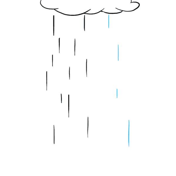Тучка для рисования дождика