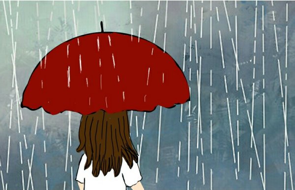 Дождь иллюстрация